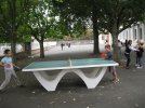 la nouvelle table de ping pong